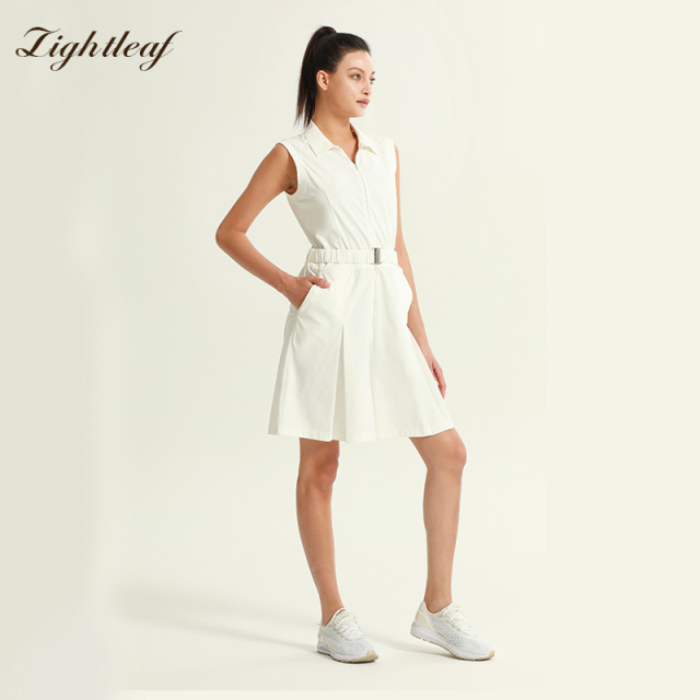 Women's Breathable Zippered Collar Belt Jumpsuit