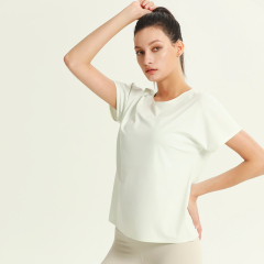 Women's Crew Neck Short Sleeve Sport T-Shirt