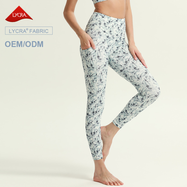 Customized Women's Sports Wear Printed Gym Yoga Sets