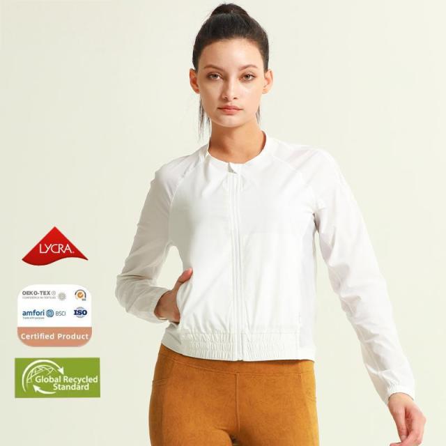 OEM&ODM Women Jacket Activewar Running Outdoor Cycling