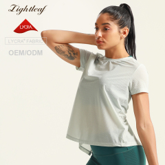 Women's Gym Fitness Short Sleeve Sport T-Shirt