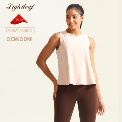 Custom Women's Fashion Quick-Drying Lightweight Sports  Cross Back Tank Top