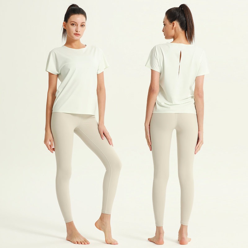 Women's Crew Neck Short Sleeve Sport T-Shirt