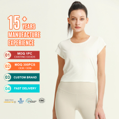 Women's Breathable Running Gym Fitness Short Sleeve Mesh Fabric Sport T-Shirt