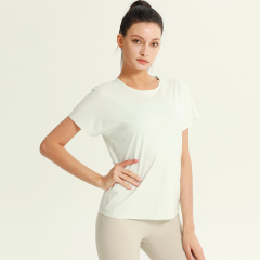 Women's Crew Neck Short Sleeve Sport T-Shirt