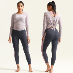 Women's Yoga & Leisure Fitness Long-Sleeve Top