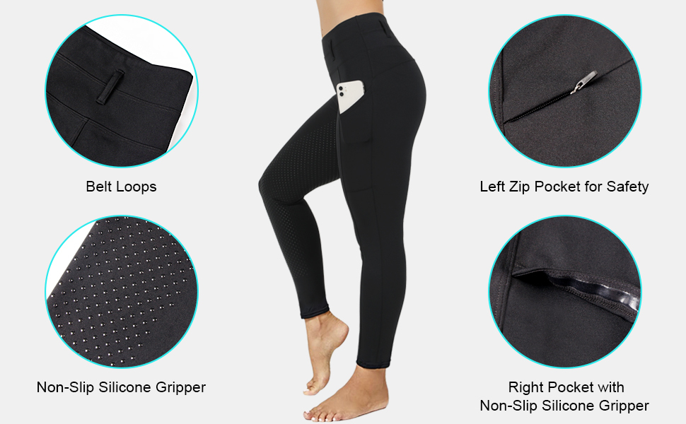 Custom Non-Slip Silicone Training Equestrian Horse Riding Pants
