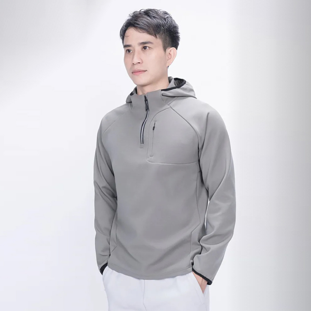 Men's Half-zip Long Sleeve Hoodies Sweatshirts