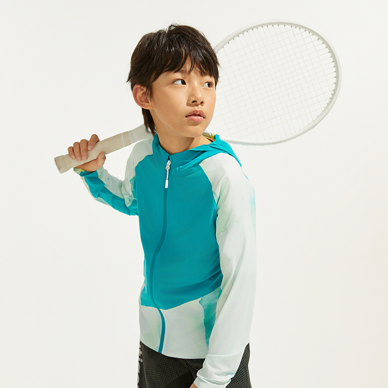 Ice-skin Children's Sun-proof Outdoor Sports Hoodies Jacket