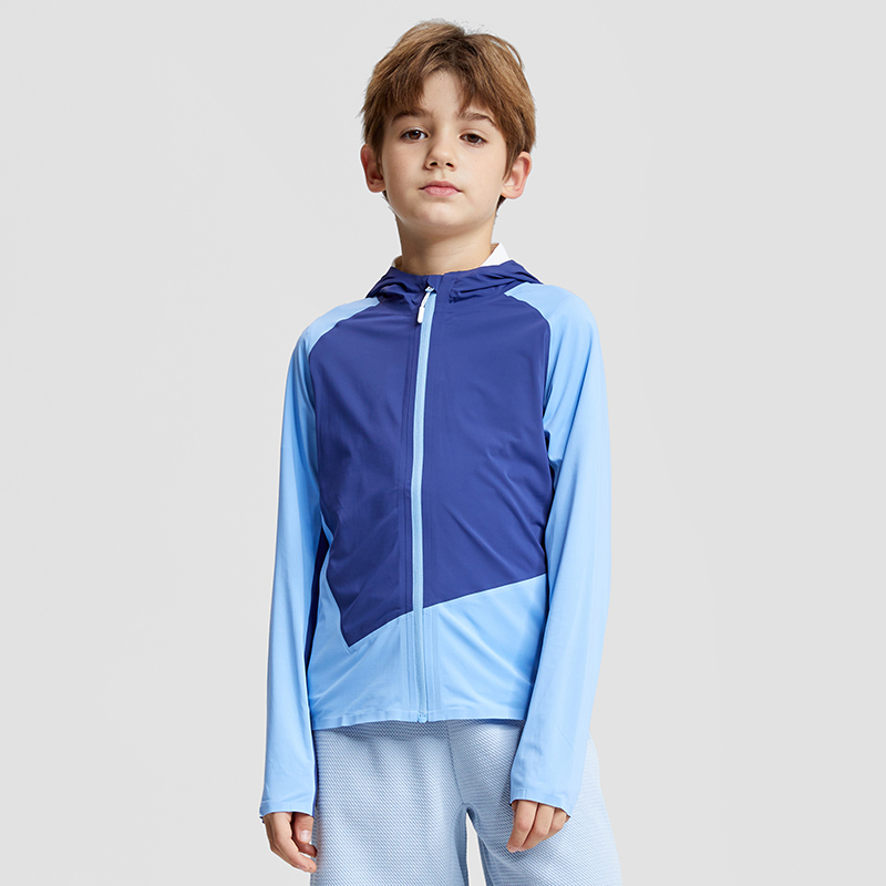 Ice-Skin Children's UV-Blocking Sports Hoodie Jacket