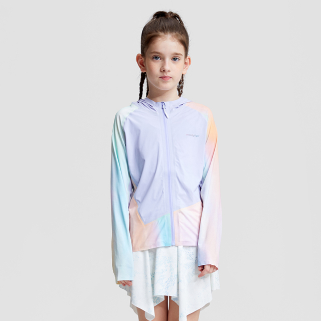 Ice-Skin Kids' UV-Protected Sports Hoodie Jacket