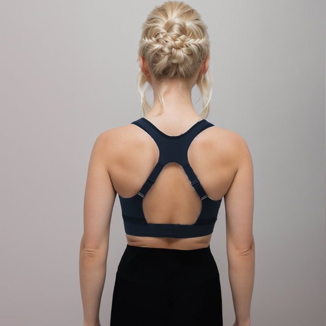 Custom Bonded Technology Cross Back Yoga Sports Push Up Bra