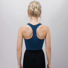 Bonded Technology Seamless Sleeveless Crop Tank Top