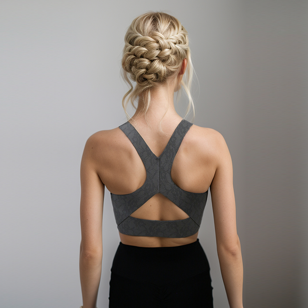Custom Bonded Seamless Printed Sports Bra Activewear