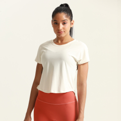 Women's Running Gym Fitness Short Sleeve Sport T-Shirt