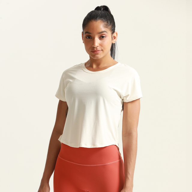 Women's Running Gym Fitness Short Sleeve Sport T-Shirt