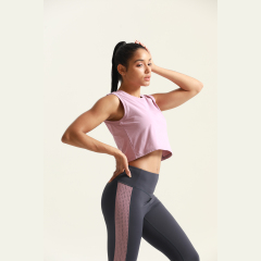 ODM/OEM Services Activewear Women′s Gym Wear Tank Tops Sport T-Shirt