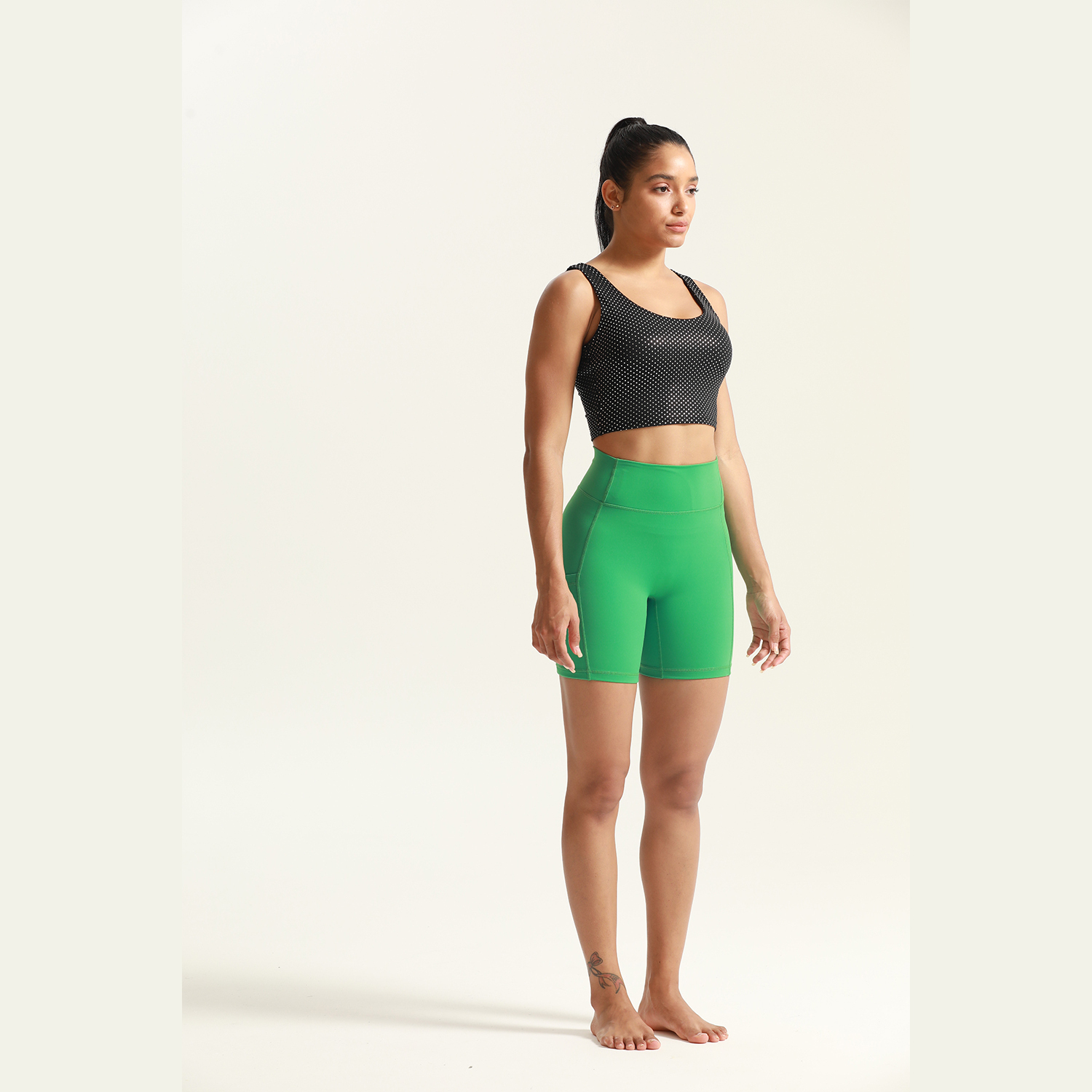 Custom Women Workout Crop Tank Tops Gym Fitness Shorts  Sets