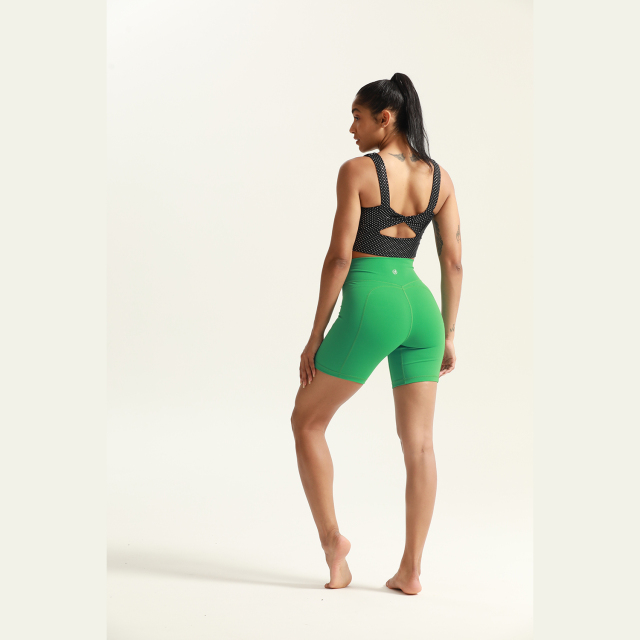 Custom Women Workout Crop Tank Tops Gym Fitness Shorts  Sets