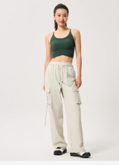 Custom Strappy Cross Back Sports Yoga Bra