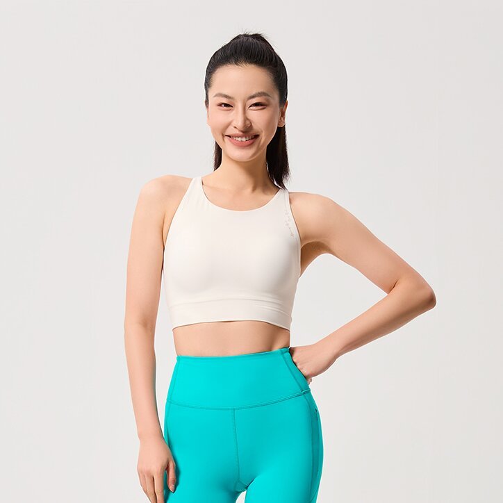 Cross Back Sports Bra Workout Crop Tops