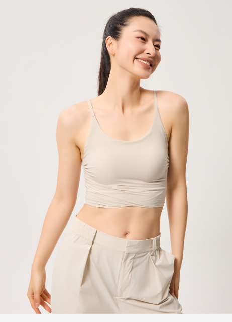 Strappy Cross Back Sports Workout Tops