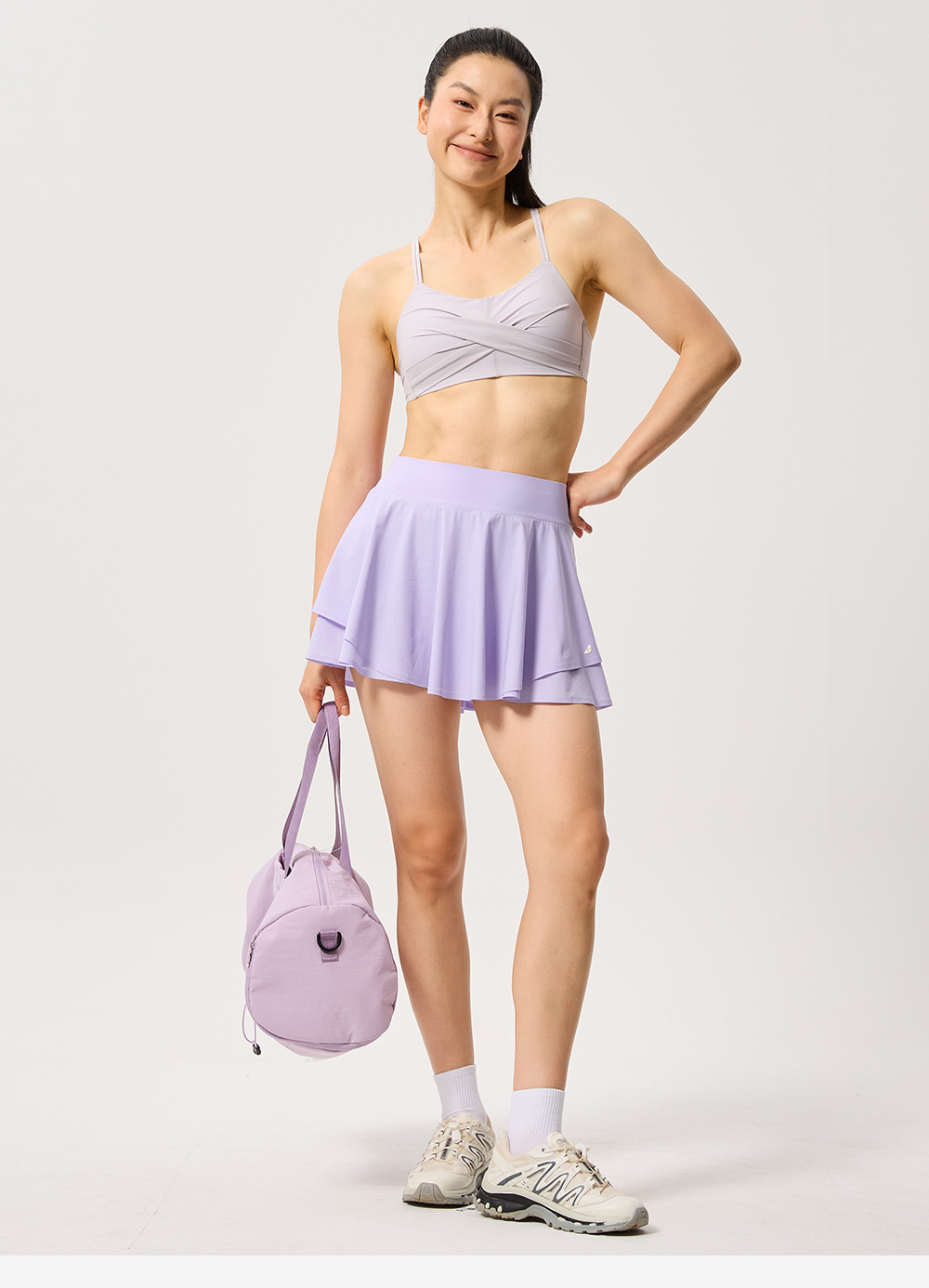 Spaghetti Strappy Cross Back Sports Bra