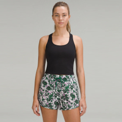Women's Abstract Print Drawstring Running Shorts