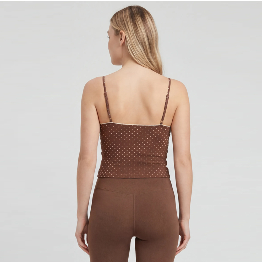 Women's Retro Polka Dot Cami Top