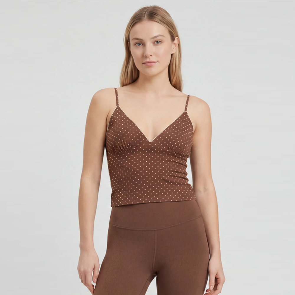 Women's Retro Polka Dot Cami Top