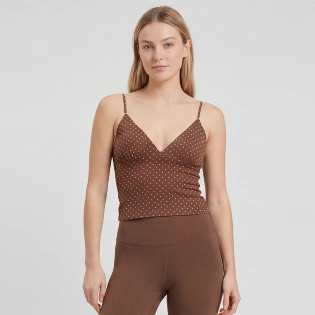 Women's Retro Polka Dot Cami Top