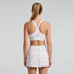 Women's Speckle Print Tennis Skirt Set