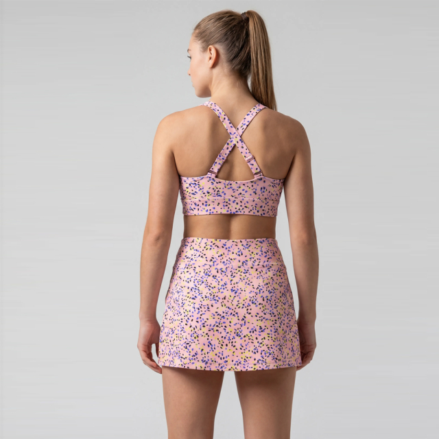 Women's Speckle Print Tennis Skirt Set