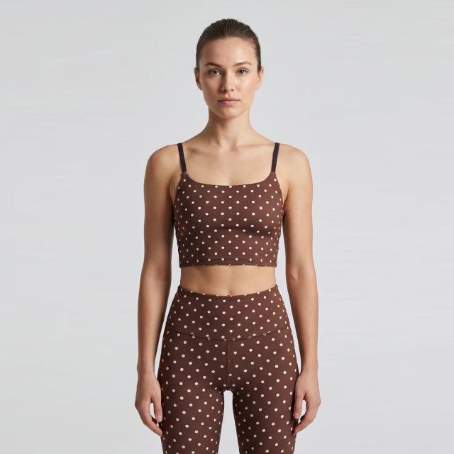 Women's Polka Dot Print Yoga Set