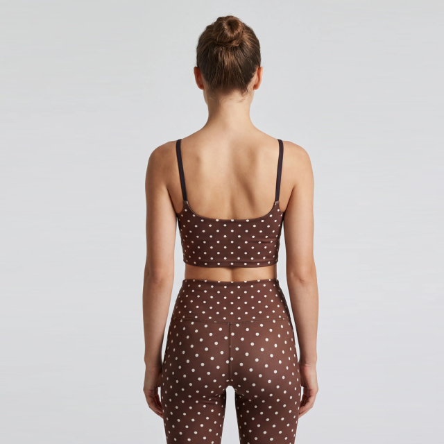 Women's Polka Dot Print Yoga Set
