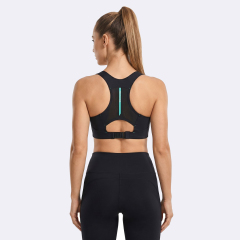 Women's Front Zip High Impact Sports Bra