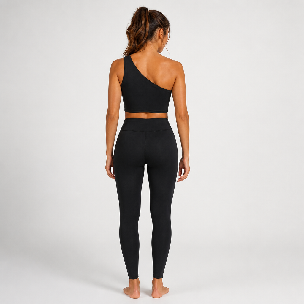 Women's One Shoulder Sports Yoga Bra