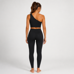 Women's One Shoulder Sports Yoga Bra