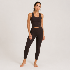 Women's Crew Neck Racerback Open Back Sports Tank Tops