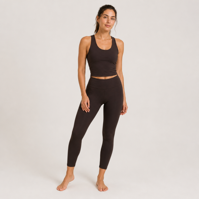 Women's Crew Neck Racerback Open Back Sports Tank Tops