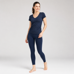 Women's Short Sleeve Sports Workout Yoga Tops