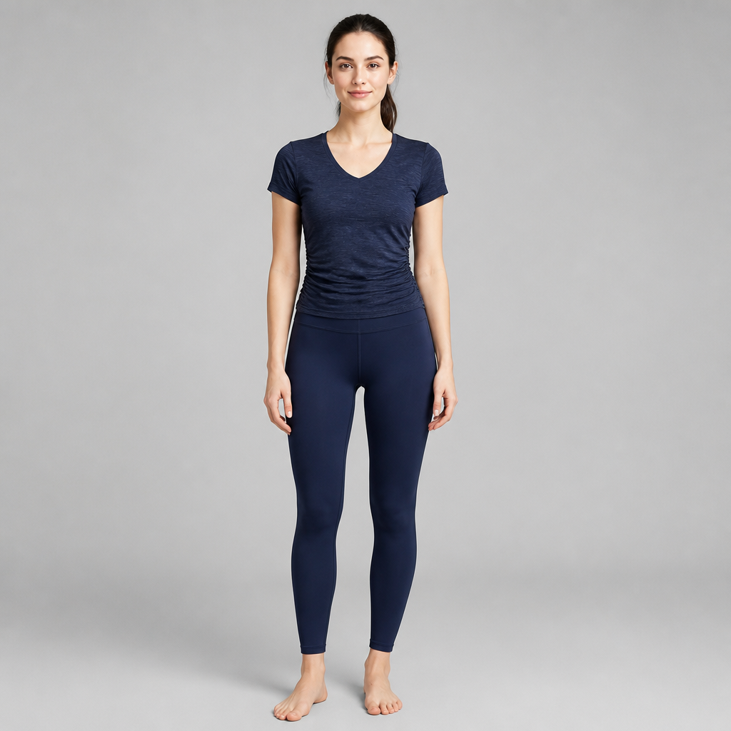 Women's Short Sleeve Sports Workout Yoga Tops