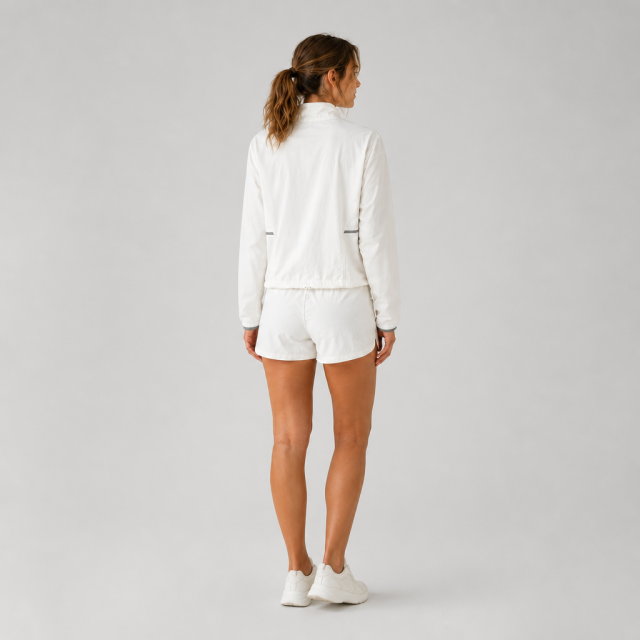 Women's Half Zipper Stand Collar Casual Sport Jackets