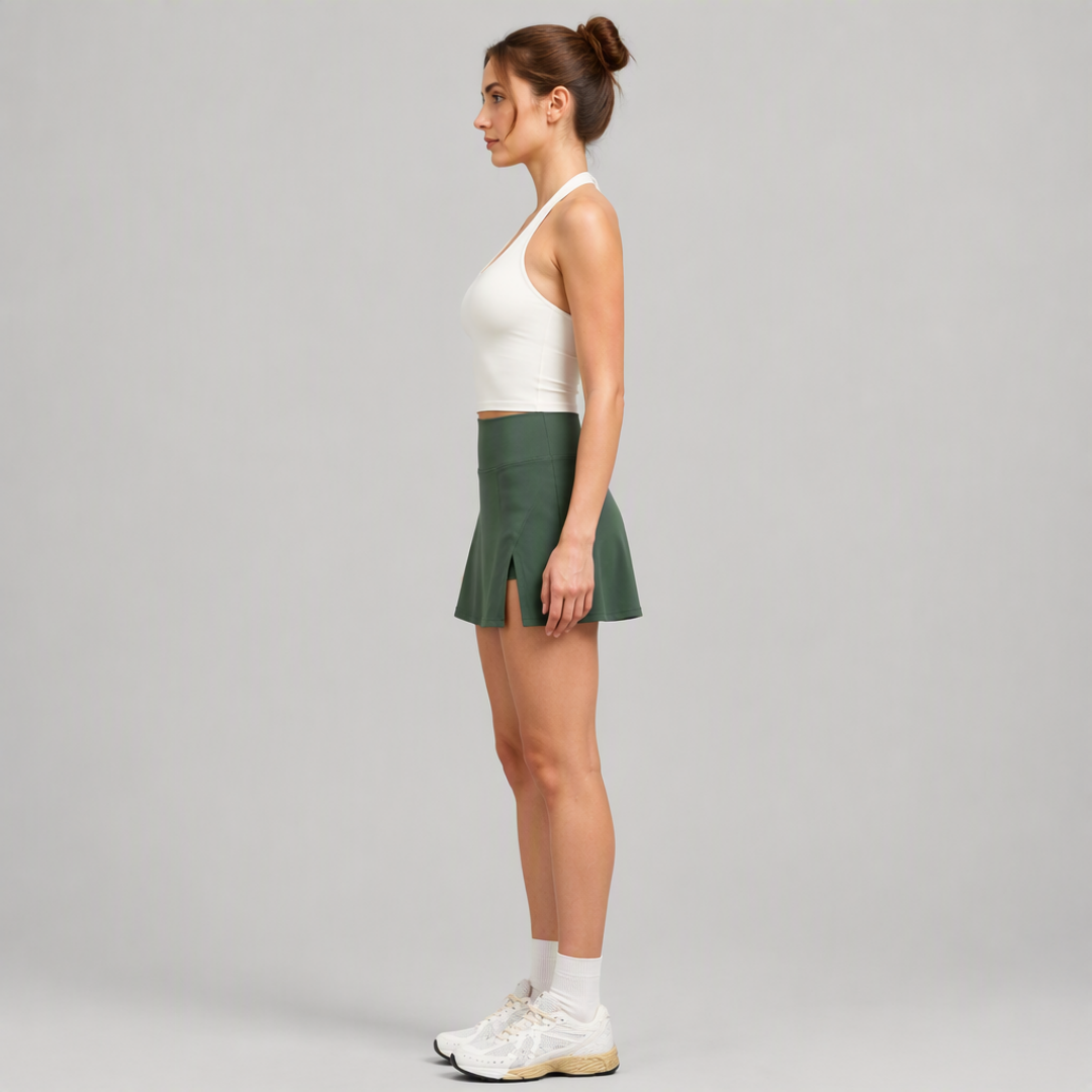 Women's High Waist A-Line Tennis Golf Skort