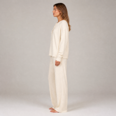 Women's Ribbed Knit Look Lounge Set