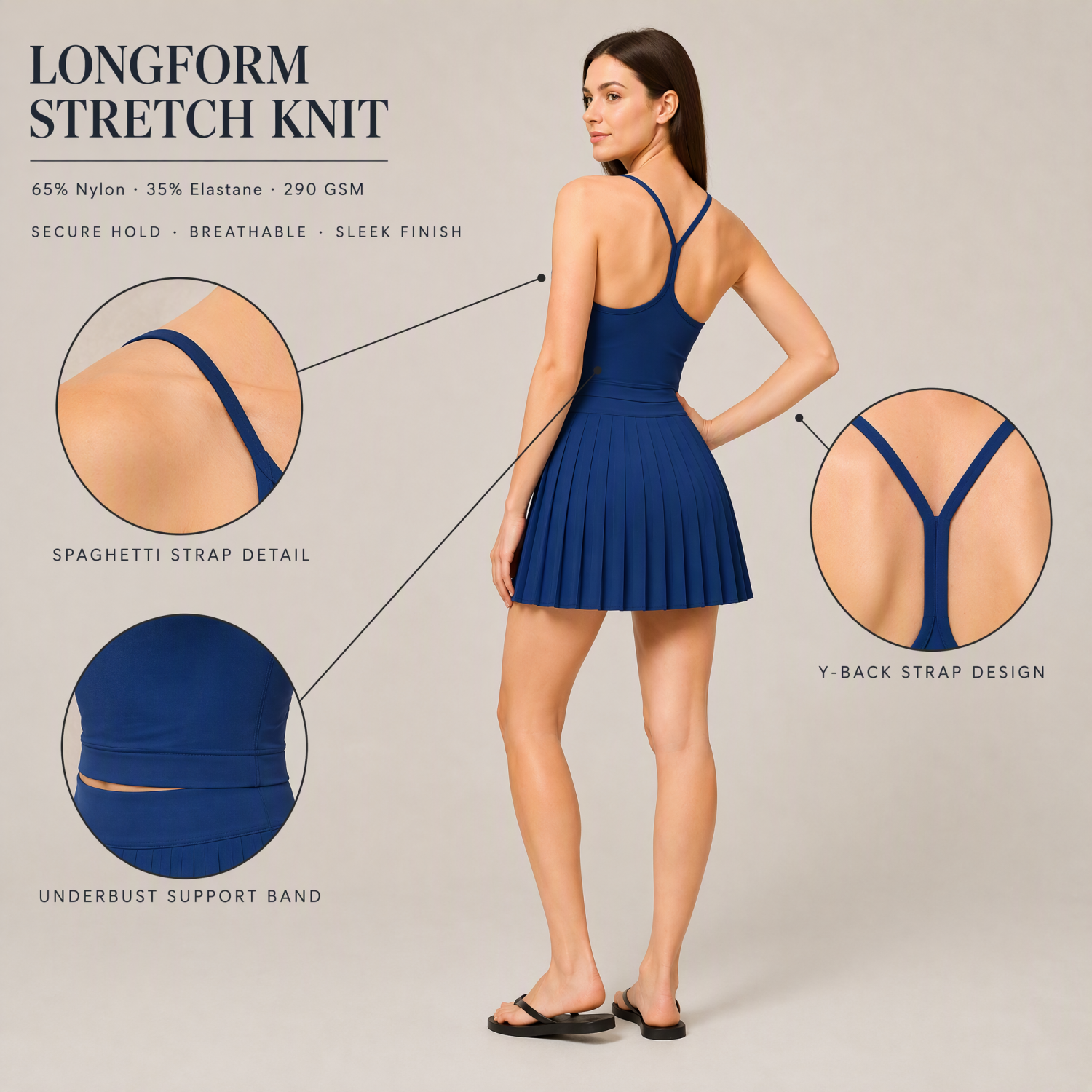Women's Spaghetti Strap Y-Back Sports Bra
