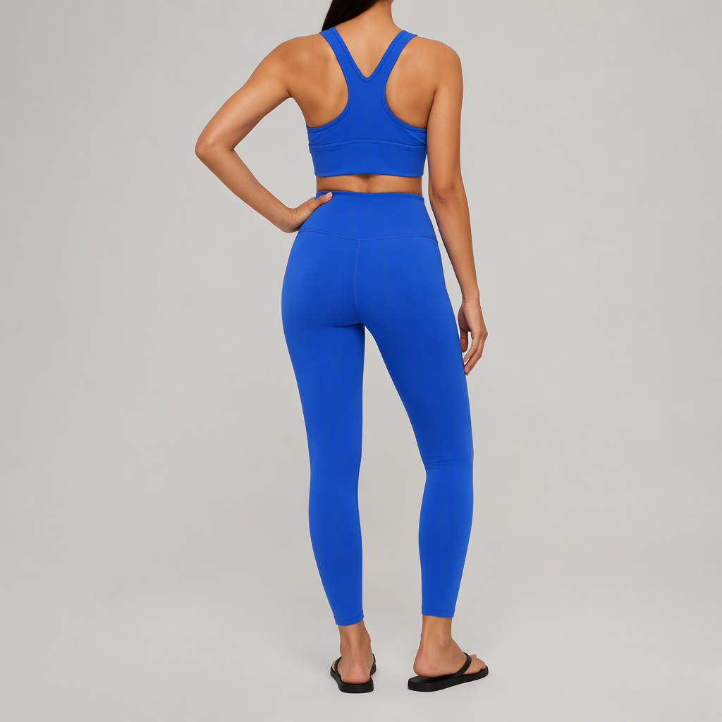 Women's V-Neck Ruched Sports Bra Racerback Activewear Tank Tops