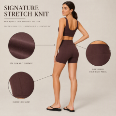 Women's 2 Piece Yoga Sorts Sets High Waist Gym Shorts Activewear Sets