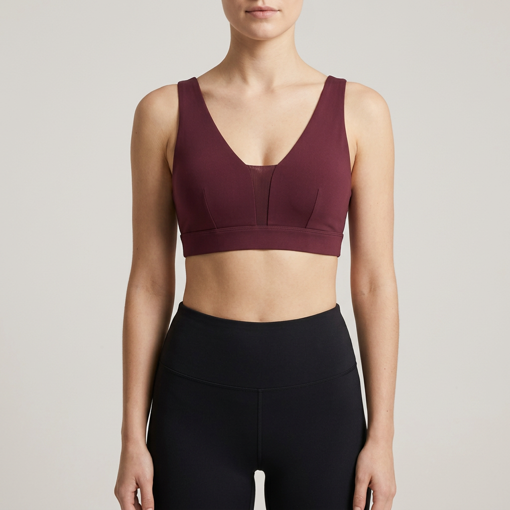 Women's Supportive Underband Plunge Sports Bra