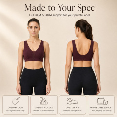 Women's Supportive Underband Plunge Sports Bra